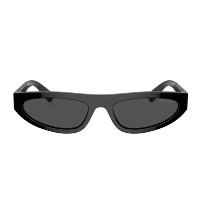 Miu Miu Miu Glimpse Cat-eye Sunglasses In Black