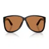 Miu Miu 61mm Oversize Pilot Sunglasses In Brown