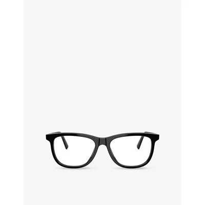 Miu Miu 01wv Square-frame Acetate Eyeglasses In Black