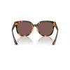 Miu Miu Womens Brown Mu 01zs Square-frame Acetate Sunglasses In Purple