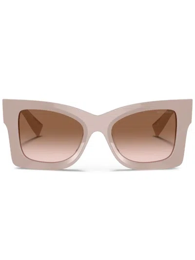 Miu Miu 08ws Sunglasses In Pink