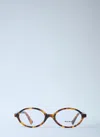 Miu Miu Tortoiseshell Oval-frame Glasses In Multi