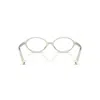 Miu Miu Mu 01xv Oval Acetate And Plastic Optical Glasses In 12u1o1