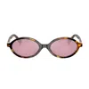 Miu Miu Regard Tortoiseshell-effect Sunglasses In Multicolor