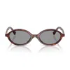 Miu Miu Regard Round-frame Tortoiseshell Acetate Glasses