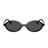 Miu Miu 0mu 04zs Miu Regard 1ab5s0 Nero Sunglasses In Black