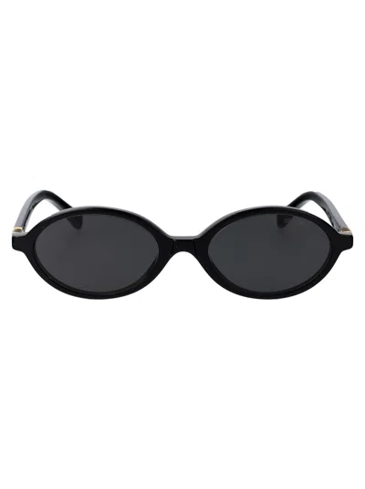 Miu Miu 0mu 04zs Sunglasses In Black