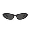 Miu Miu Cat-eye Acetate Sunglasses In Nero