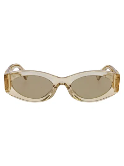 Miu Miu Sabbia Trasparente Acetate Sunglasses In Brown