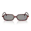 Miu Miu 0mu 11zs 21c40o Havana Mahogany Sunglasses In Brown