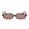 Miu Miu 0mu 11zs Miu Regard 14l20i Havana Miele Sunglasses In Brown