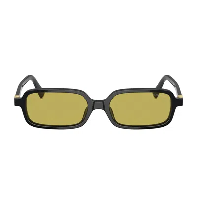 Miu Miu Square-frame Acetate Sunglasses In Black
