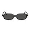 Miu Miu Miu Mens Black Mu 11zs Rectangle-frame Acetate Sunglasses In Black
