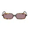 Miu Miu 0mu 11zs Miu Regard 14l20i Havana Miele Sunglasses In Brown
