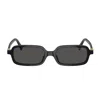Miu Miu 0mu 11zs Miu Regard 16k5s0 Black Sunglasses In Black