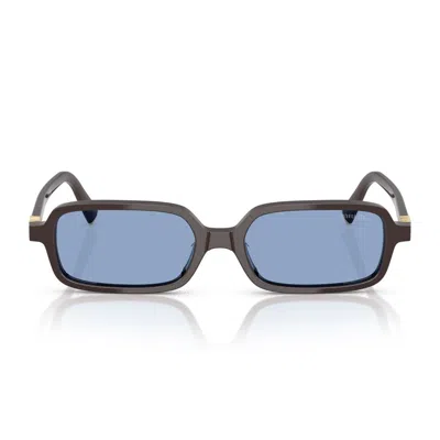 Miu Miu 11zs Rectangular Sunglasses In Brown