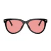 Miu Miu 0mu 12zs 16k1d0 Black Sunglasses