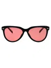 Miu Miu 0mu 12zs 16k1d0 Black Sunglasses In 16k1d0 Black