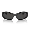 Miu Miu Acetate Square Mua03s Sunglasses In Black