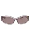 Miu Miu 0mu 14zs Sunglasses In Mauve Trasparent