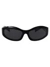 Miu Miu Glimpse D-frame Acetate Sunglasses In Nero