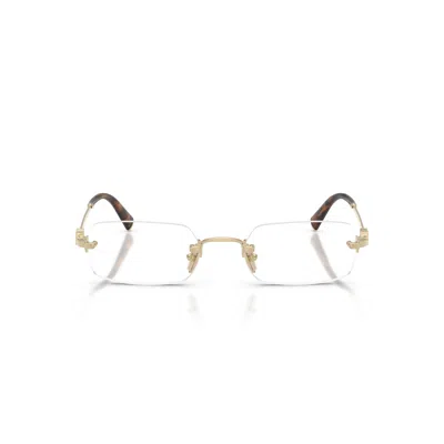 MIU MIU 0MU 50YV RIMLESS RECTANGULAR EYEGLASSES