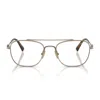 Miu Miu Womens Gold Mu 51wv Square-frame Metal Glasses In Gold