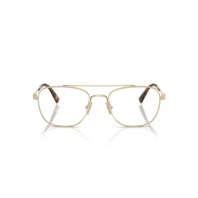 Miu Miu 0mu 51wv Rectangular Metal Sunglasses In Gold