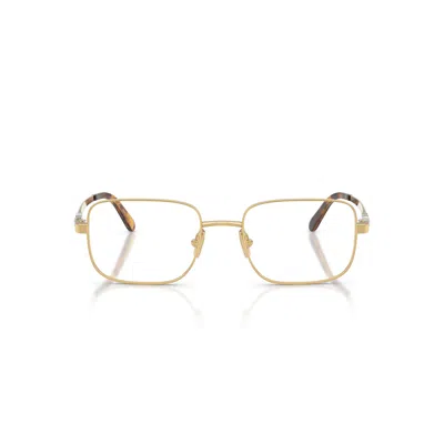 Miu Miu 0mu 51zv Rectangular Metal Frame Eyeglasses In Multi