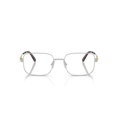 Miu Miu 0mu 51zv Rectangular Metal Frame Eyeglasses In White