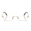 Miu Miu Eyewear Sunglasses In Gold