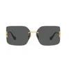 Miu Miu 0mu 54ys Runway 5ak5s0 Oro Sunglasses In Black