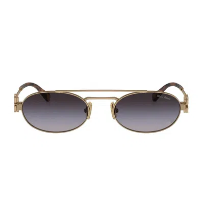 Miu Miu 0mu 54zs Sunglasses In Blue