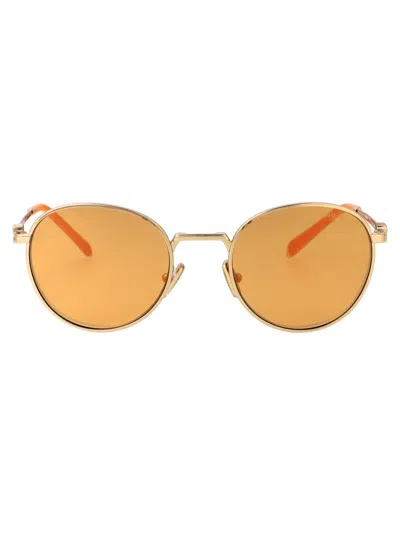 Miu Miu 0mu 55zs Sunglasses In 5ak40d Gold