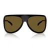 Miu Miu Runway Oversized Aviator Sunglasses In Black