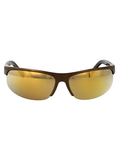 Miu Miu 0mu A02s Sunglasses In Ruggine Metallizzato