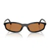Miu Miu 0mu A06s 16k10i Nero Sunglasses In Black