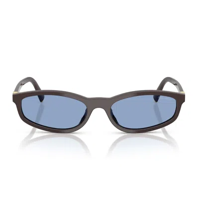 Miu Miu 0mu A06s 22c60o Marrone Moka Sunglasses In Brown