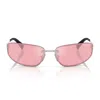 Miu Miu 0mu A50s 1bc10k Argento Sunglasses