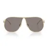 Miu Miu 0mu A56s Miu Ombre Zvn80q Oro Pallido Sunglasses In Gold