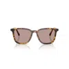 Miu Miu 0mu B03s Classic Tortoiseshell Square Sunglasses In Brown