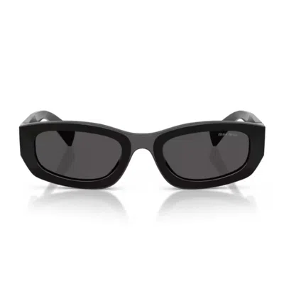 MIU MIU MIU MIU 0MU B04S MIU GLIMPSE 16K08Z NERO SUNGLASSES