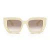 Miu Miu 0mu B05s Miu Glimpse 21d90l Bianco Latte Sunglasses In White