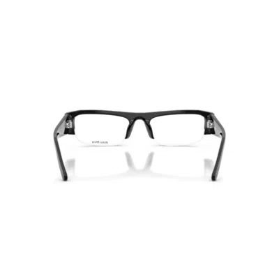 Miu Miu 0mu B07s Semi-rimless Black Acetate Eyeglasses