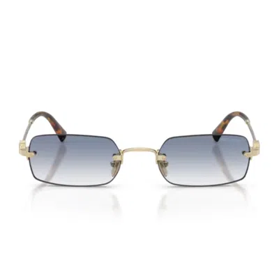 MIU MIU MIU MIU 0MU B50S ZVN80O ORO PALLIDO SUNGLASSES