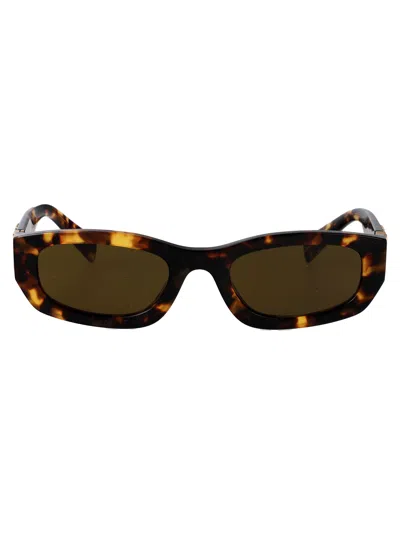 Miu Miu 0mu Sunglasses In Brown