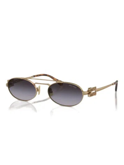 MIU MIU METAL-FRAME SUNGLASSES
