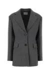 Miu Miu Single-breasted Double Wool Jacket