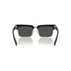 Miu Miu Dark Grey Square Ladies Sunglasses Mu 10zs 1ab5s0 54 In Gray