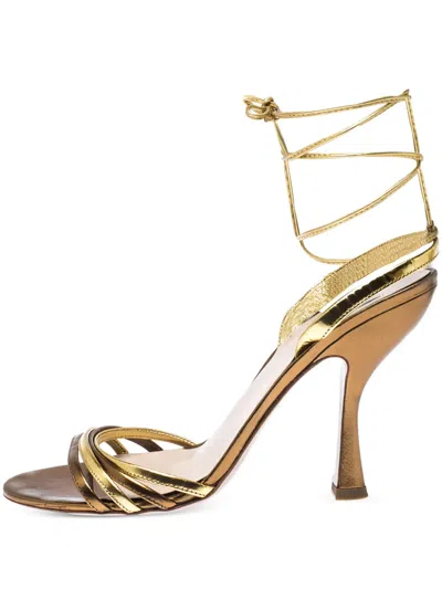 Pre-owned Miu Miu 110mm Leather Sandals